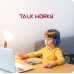 TALK WORKS Corded Headphones for Kids - Over Ear Headphones for Home, School, and Gaming - Lightweight, Portable, Cushioned Earcups, and Adjustable Headband - Comes in Fun Colors - One Size, Blue