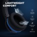 PurelySound E7 Active Noise Cancelling Headphones, Wireless Over Ear Bluetooth Headphones, 20H Playtime, Rich Deep Bass, Comfortable - Black