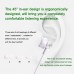Earphones XINLIANG Wired Earbuds with Microphone &amp; Volume Control in-Ear Headphones with Magnetic, Bass Driven 3.5 mm Earbuds for iOS and Android Smartphones, Laptops, MP3, Gaming, Walkman (Black)